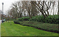 SE6047 : Garden area between park and ride facility and Designer Outlet. by Trevor Littlewood