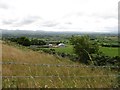 Farm buildings below Moat Hill