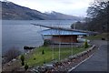 The boat house below Balnearn