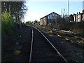 Railway heading south west from Driffield Railway Station