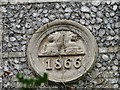 The plaque on the old school at Westwick