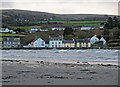 Newport Parrog at high tide on a blustery Christmas Day