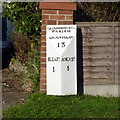 Milepost on Grantham Road