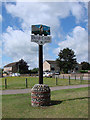 Burgh Castle village sign