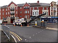 Jet Plant Hire vehicle in Clarence Place, Newport