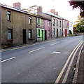 Row of houses on the south side of Park Street Bridgend