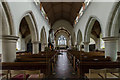 TQ4655 : Interior, St Martin's church, Brasted by J.Hannan-Briggs