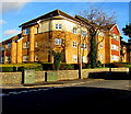 South side of a block of modern flats at 92 Park Street, Bridgend