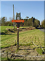 TM3689 : Mettingham village sign by Adrian S Pye