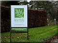 Haughley Park Barn sign