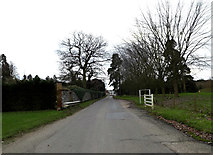 TM0062 : Entrance to Haughley Park by Geographer