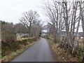 Minor road at Muir of Fairburn