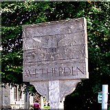 TM0062 : Wetherden village sign by Adrian S Pye
