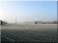 Pylon in the Mist, Bishopstone Lane