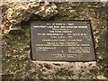 Westport Lake: plaque on Ted Heath Rock