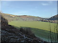 Fields in the Afon Elwy valley