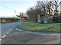 Bus shelter on the junction