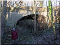 Bridge over former quarry railway incline, Close Lea