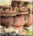 Old water main, Comber (January 2015)