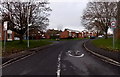 Start of the 30 zone in Victory Road, Taunton