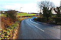 The B742 towards Annbank