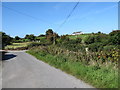 The meandering Keady Road south of its junction with Glasdrumman Road