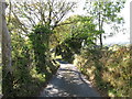 Cregganbane Road descending towards the village of Creggan