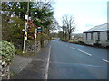 Footpath signposts where Elland FP51 crosses Saddleworth Road