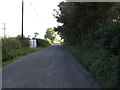 Telephone line along the Glasdrumman Road