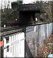 North side of the road bridge over the railway SE of Hereford station