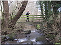 Footbridge over Darden Burn