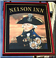 Sign for the Nelson Inn, Thornhill Lees