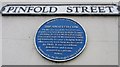 No?s 2 & 4, Pinfold Street, blue plaque