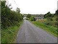 Glenmore Road descending towards the junction with the B30