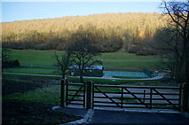SE9690 : Tennis courts at Hackness, North Yorkshire by Ian S