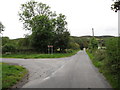 The Lough Road junction on the Cranny Road