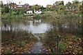 Path to a landing stage by the River Severn