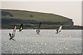 M2523 : Windsurfing, Rusheen Bay by Ian Capper