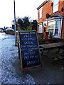 Brewers Arms (3) - notice board, Comer Road, St. John