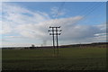 TF2199 : Electricity transmission lines near Wold Newton Substation by J.Hannan-Briggs