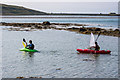 M2523 : Kayaks, Rusheen Bay by Ian Capper
