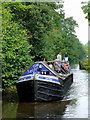 Working narrowboat near Macclesfield, Cheshire