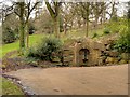 SD5428 : The Dolphin Fountain, Avenham Park by David Dixon