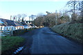 Road passing Laggan Cottages