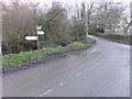 Road junction near Gwyndy-isaf