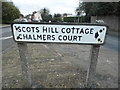 Old sign on Scots Hill, Croxley Green