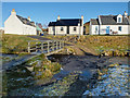 Footbridge and ford across the Allt Dhuirinis