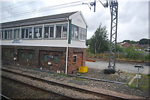 SJ8989 : Edgeley Junction No.1 signalbox by N Chadwick