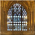 SJ8398 : John Rylands Library, The Biblical Window by David Dixon