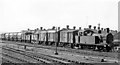 LMS 0-6-0T shunting at Warrington Bank Quay, 1963